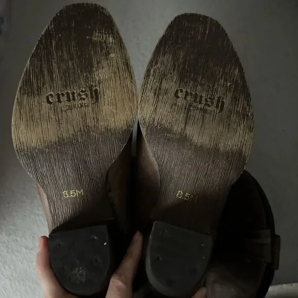 Durango Crush Women Brown Leather Slouch Western Boots 8.5M Distressed RD3494 - Picture 12 of 12